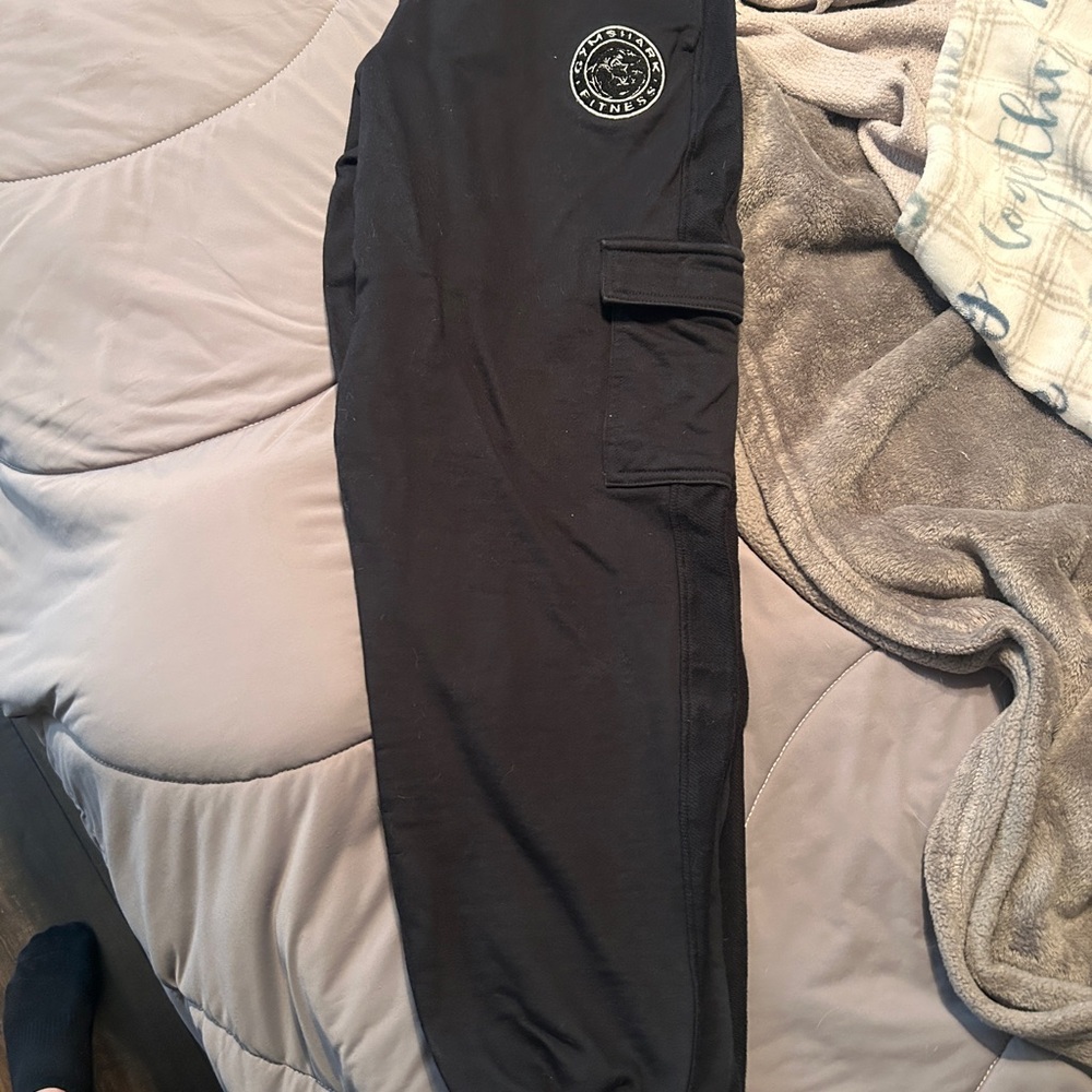 Gymshark Legacy Black Cargo Joggers - Picture 3 of 7